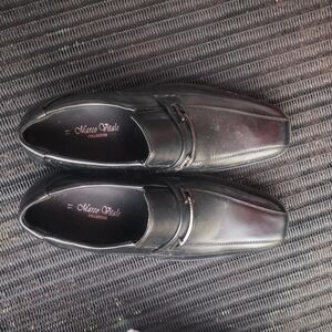 Marcos Vitale Black Dress Shoe Loafers sz 11